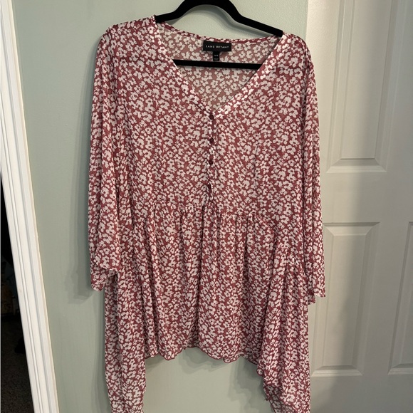 Lane Bryant Floral Top 14/16 - Picture 2 of 6